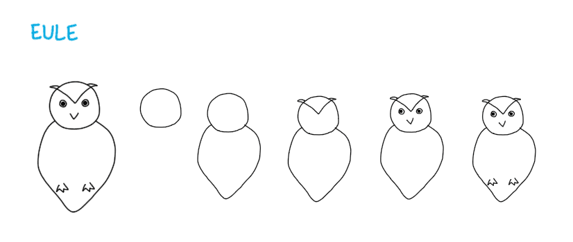 Tiere leicht zu zeichnen